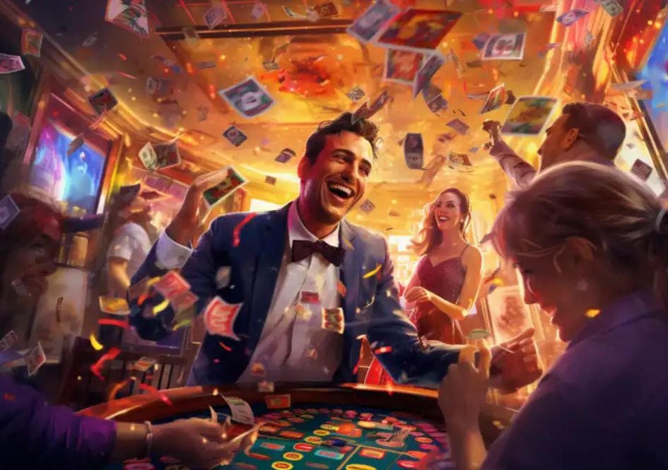 55mmk ကာစီနို Jackpot Slots Baccarat Mobile ဖုန်းဖြင့် ကစားနေသောမြင်ကွင်း